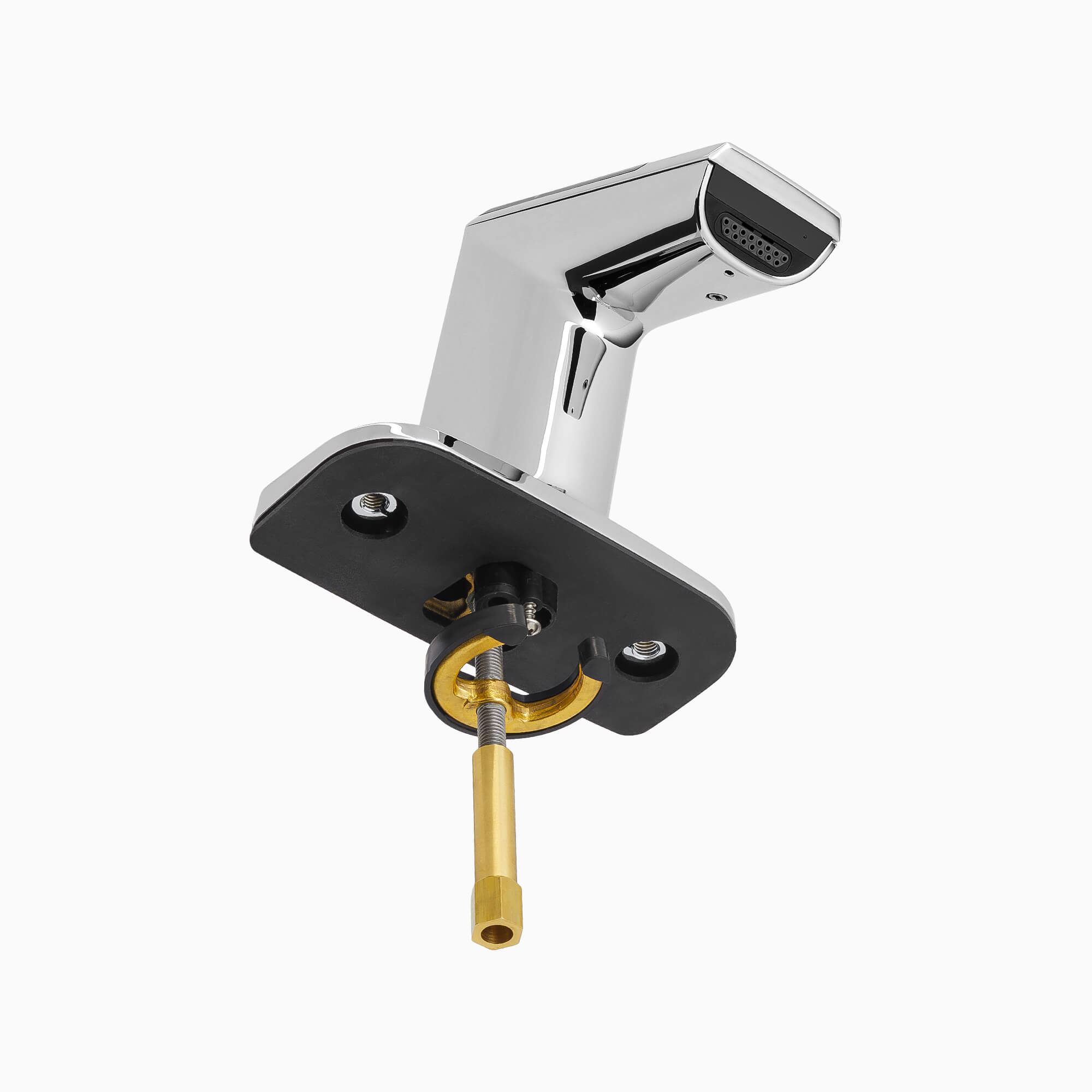 BASYS Restroom Faucet | Low Height with Trim Plate | Solar